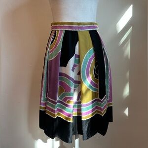 Colorful A-Line Women's Skirt